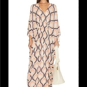 Free People Groovy Baby Maxi Kaftan swim coverup